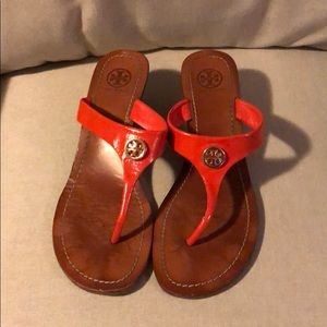 Tory Burch wedge sandals size 9